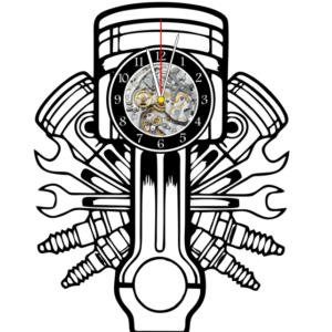Reloj Taller Piston y Herramientas 0109