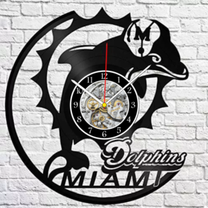 Reloj Miami Dolphins Logo y Banner 3296