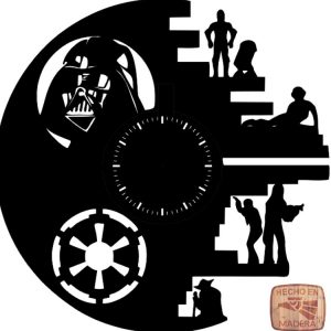 Reloj Star Wars Silueta de los personajes  0086