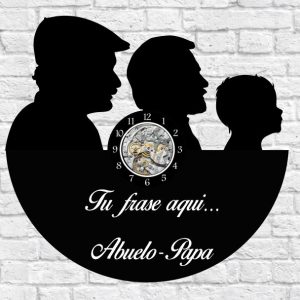 Reloj Dia del Padre Siluetas Generaciones 0137