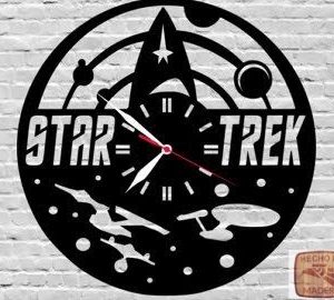 Reloj Star Trek naves en el espacio 0204
