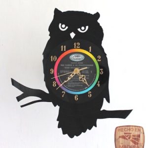 Reloj Animales Buho parado en una rama 0376
