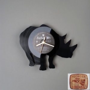 Reloj Animales Rinoceronte silueta  0430