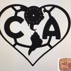 Reloj America con un corazon  0481