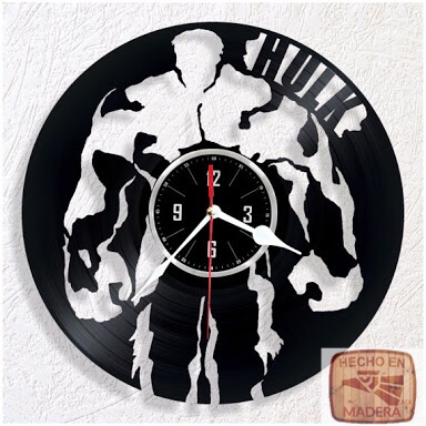 Reloj Hulk la silueta de cuerpo completo 0498
