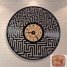 Reloj Disenos Laberinto 0608