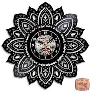 Reloj Flores Flor tipo mandala 0635