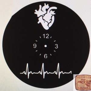Reloj Medicina Corazon y pulso 0837