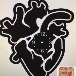 Reloj Medicina Corazon silueta 0838
