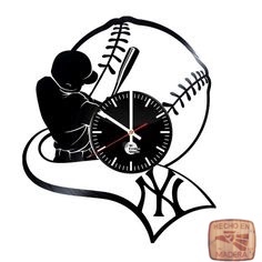 Reloj Beisbol Yankees jugador en pelota. 1034