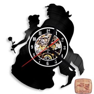 Reloj Bella y Bestia Siluetas Bailando 1048