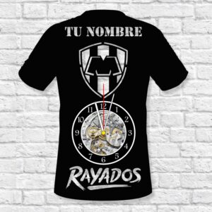 Reloj Rayados Playera Logo Personalizado 1195
