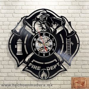 Reloj Bomberos Logo y simbolos 1229
