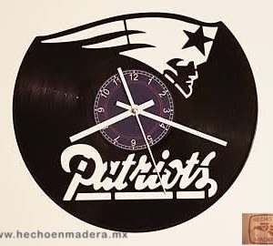 Reloj New England Patriots Logo en Disco 1247