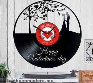 Reloj Amor Pareja con arbol y Frase 1307