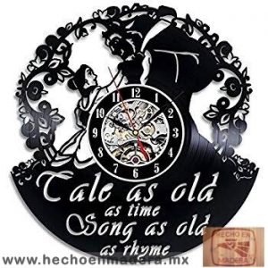 Reloj Bella y Bestia Con Frase 1320