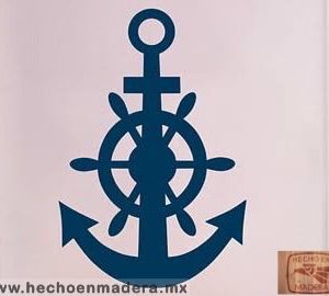 Reloj Simbolos ancla y Timon 1335