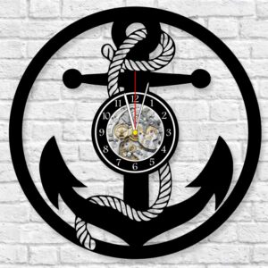 Reloj Simbolos Ancla con Soga 1336