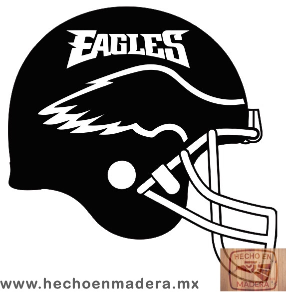 Sticker Bianco Football NFL Adesivo Bianco Philadelphia Eagles Logo Retr&ograve; - Decalcomania Per Tifosi, Disponibile In Pi&ugrave; Taglie! Adesivi Logo Eagles Retr&ograve;