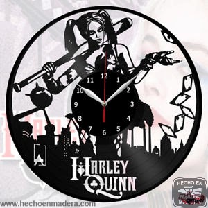 Reloj Harley Quinn Silueta, Ciudad y Nombre 1481