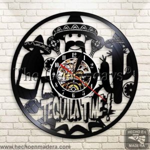 Reloj Bebidas Tequila, Sombreros, Cactus 1535