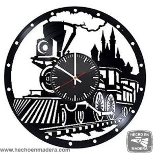Reloj Harry Potter Silueta Tren y Castillo 1544