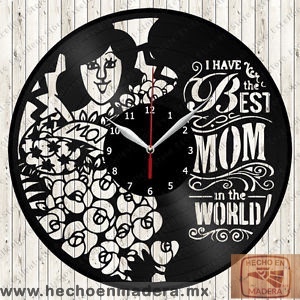 Reloj Dia de las Madres Siluetas 1554