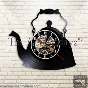 Reloj Simbolos Silueta Tetera 1564