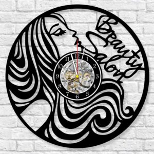 Reloj Estetica Salon Cabellera Femenina 1848