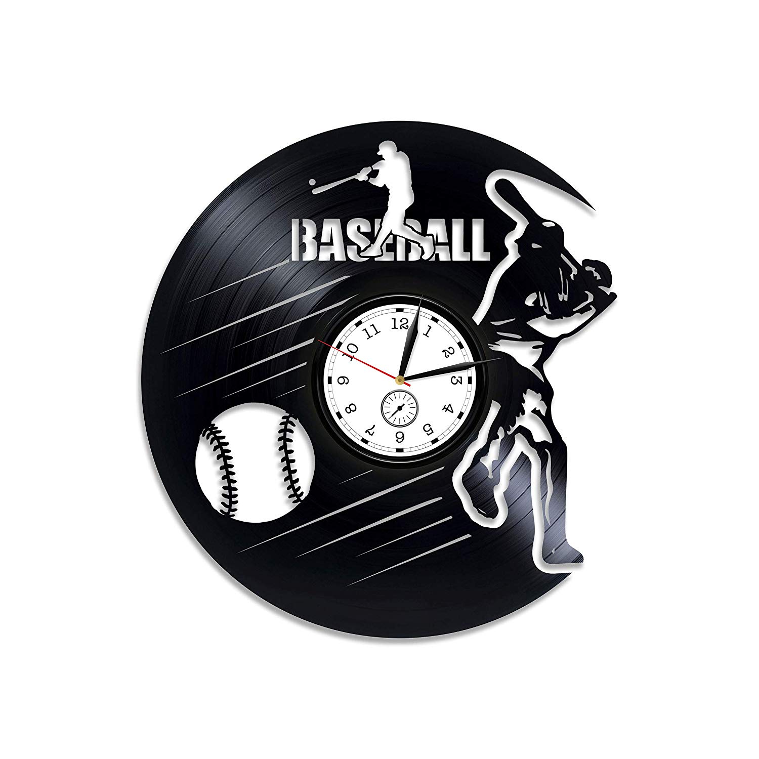 Reloj Beisbol Pelota y Swing 1853