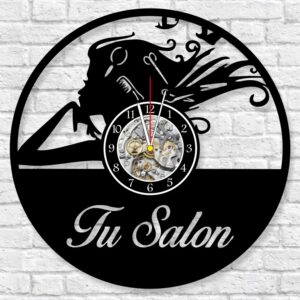 Reloj Estetica Utensilios en Cabello 1886