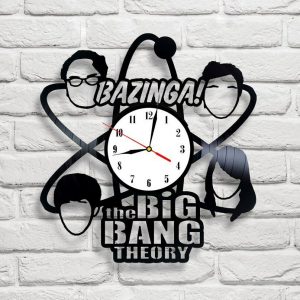 Reloj The Big Bang Theory Bazinga Siluetas 2134