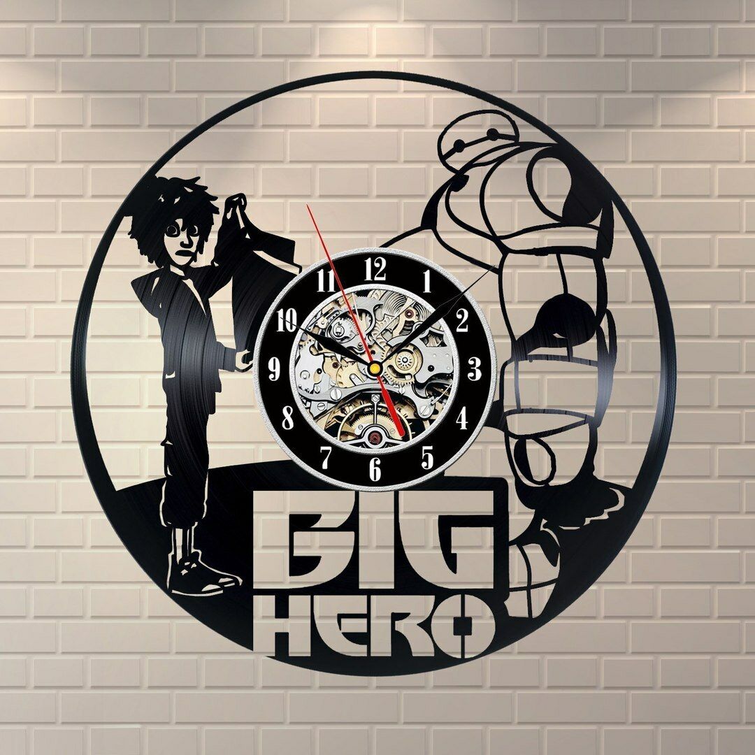 Reloj Big Hero 6 Siluetas Hiro y Baymax 2156