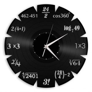 Reloj Ingenieria Engrane con ecuaciones  2452