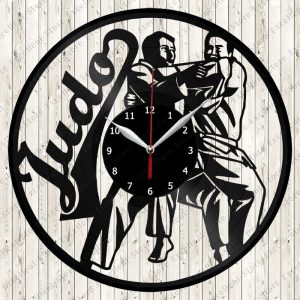 Reloj Judo Silueta de dos contrincantes 2512