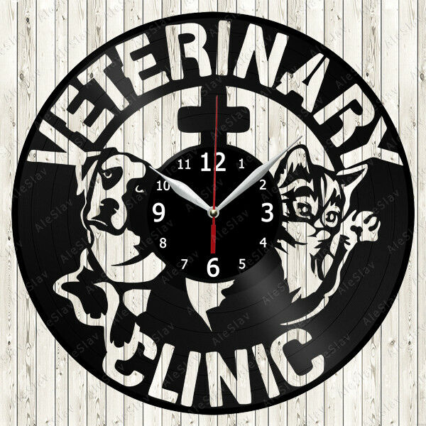 Reloj Veterinaria Perro y gato Clinica 2938