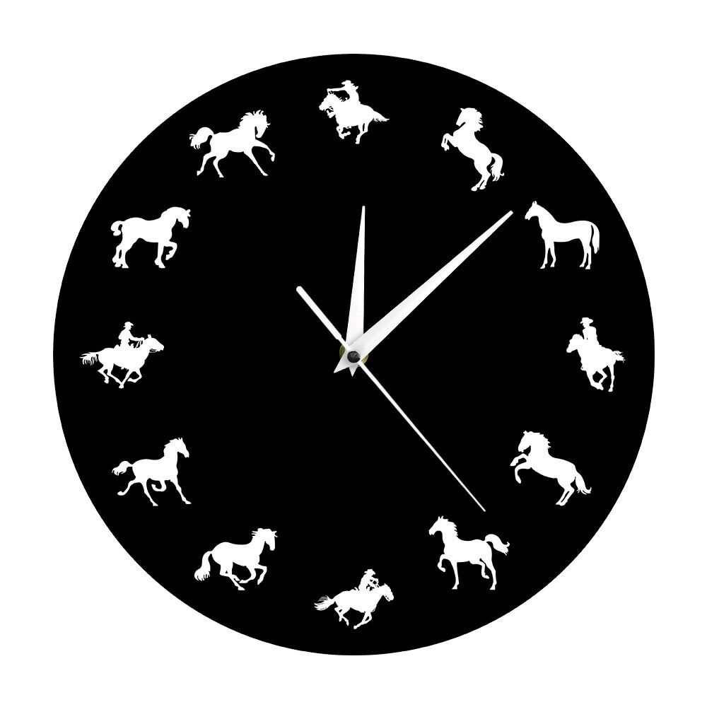 Reloj Vaqueros 12 figuras de caballos 2954