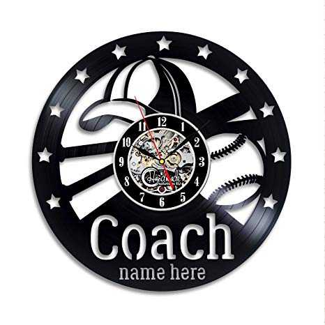 Reloj Beisbol Coach Gorra Bat Pelota 3053