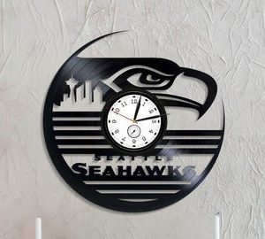 Reloj Seattle Seahawks Logo y Ciudad 3336