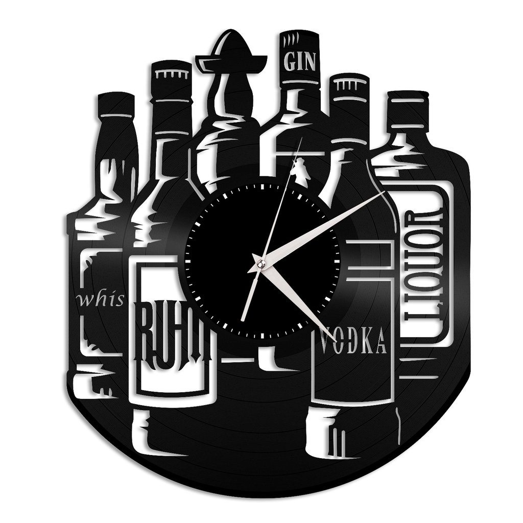Reloj Bebidas Licores Varios 3398