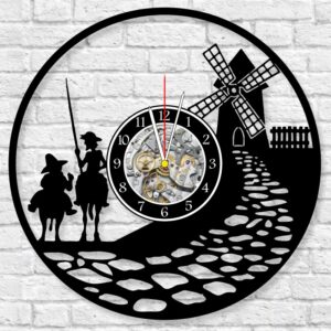 Reloj Don Quijote de la Mancha Siluetas 3475