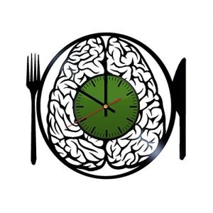 Reloj Siluetas Plato de cerebro 3538