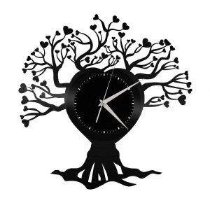 Reloj Plantas Arbol de la vida corazones 3898