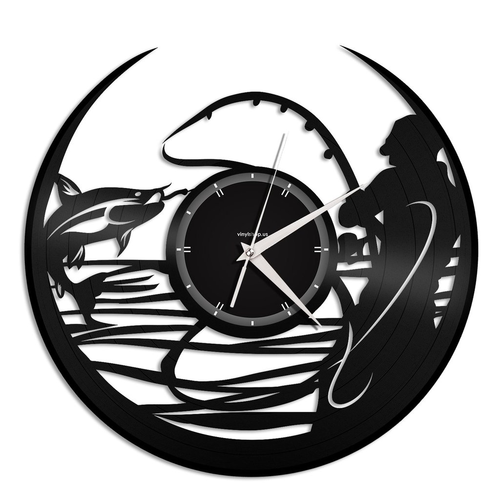 Reloj Pesca Pescador con pez 3918