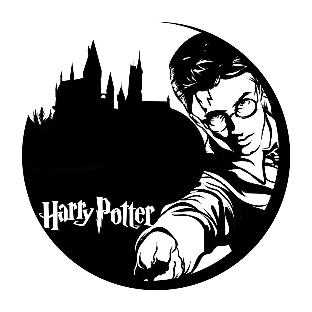 Reloj Harry Potter de frente y castillo 3928