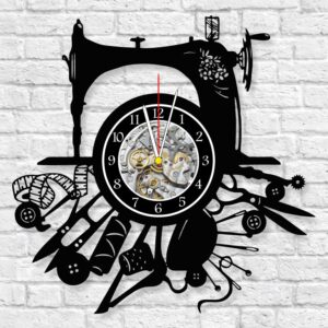 Reloj Siluetas Maquina de coser 3937