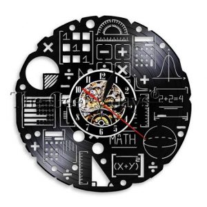Reloj Maestro Silueta Math Matematicas 4207
