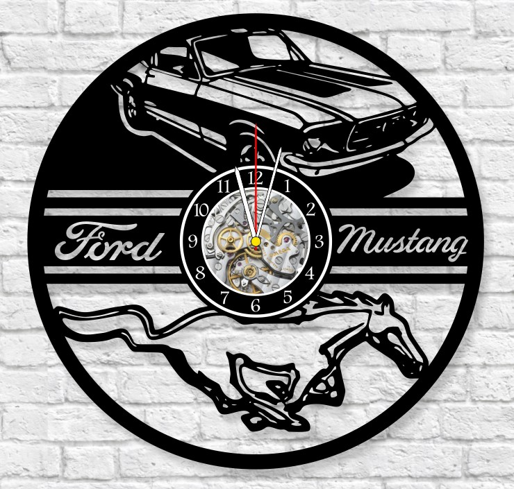 Reloj Ford Silueta de Mustang con Logotipo 2330