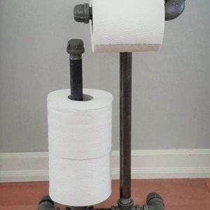 Baño Porta Rollos De Papel Higienico Ind Vintage 8514