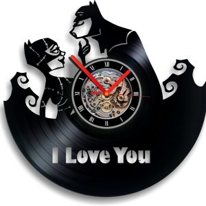 Reloj Amor Batman y Gatubela Caricatura Pareja 4360